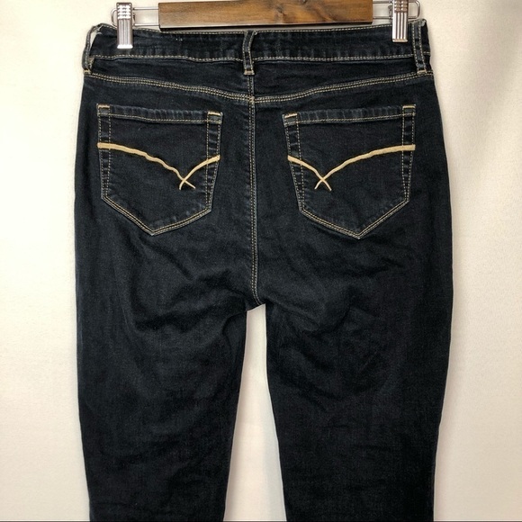 PacSun Bullhead Dark Wash High Rise Skinny Jeans 7 - Picture 8 of 9